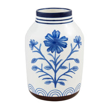 Load image into Gallery viewer, Blue Floral Vase
