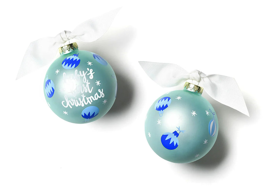 Baby's First Ornament Blue