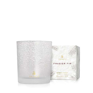 Frasier Fir Flocked Candle