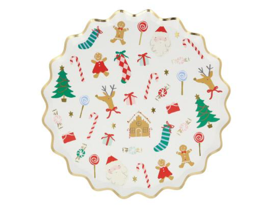 Jolly Christmas Plates