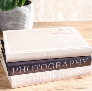 DECORATIVE BOOK STACK