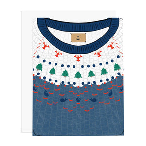 Nautical Sweater Card