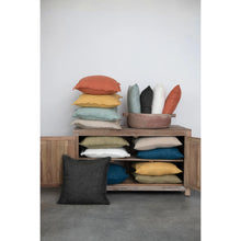 Load image into Gallery viewer, Stonewash Linen Pillow Lumbar
