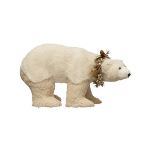 Polar Bear with Wreath