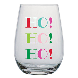 Wine Glass Ho Ho Ho