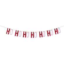 Load image into Gallery viewer, Ho Ho Ho Glitter Banner
