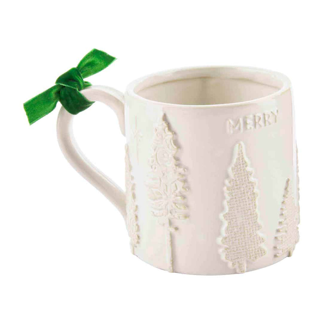 MERRY WHITE MUG