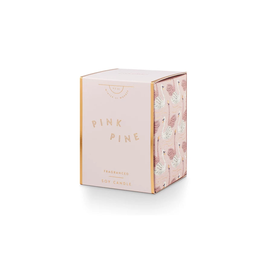Pink Pine Boxed Candle