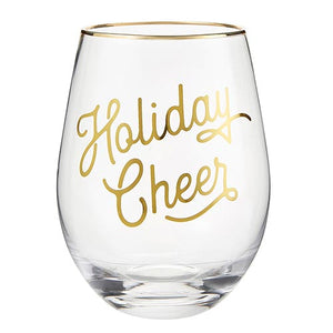 Wine Glass Holiday Cheer