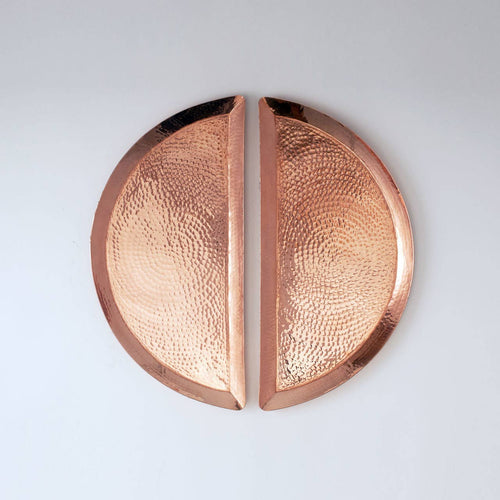Half Moon Copper Platter - T E R R A