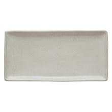 Load image into Gallery viewer, Stoneware Platter, Matte White Finish - T E R R A
