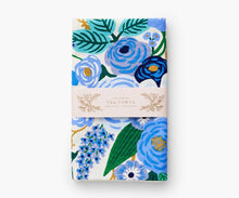 Load image into Gallery viewer, Rifle Paper Co. Garden Party Blue Tea Towel - T E R R A

