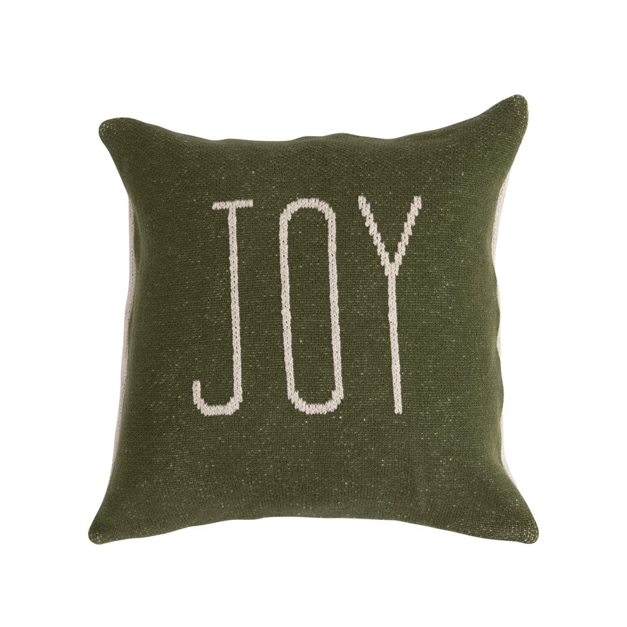 Knit Pillow Joy/Noel